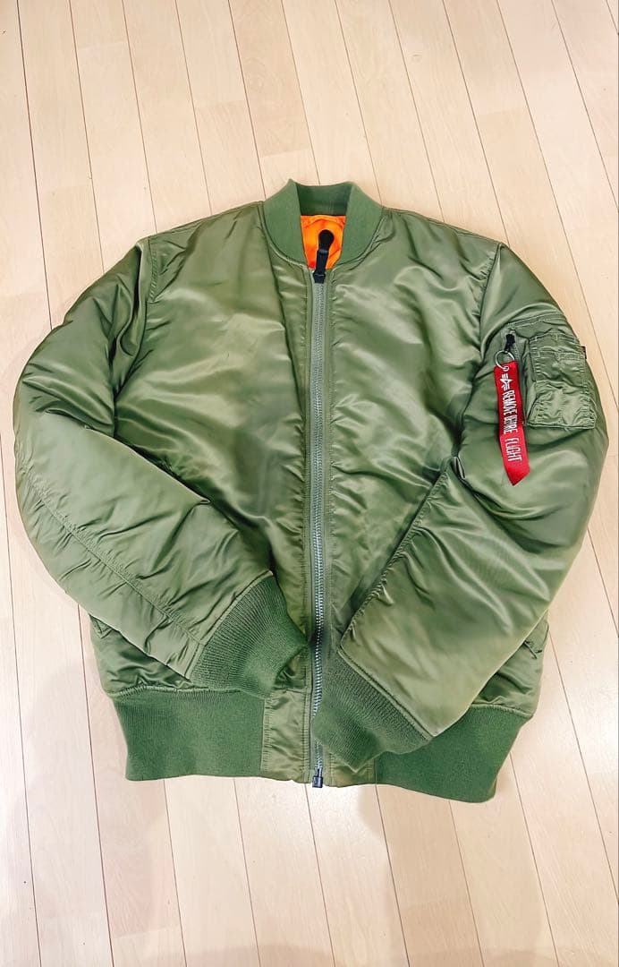 本日最終掲載！ALPHA INDUSTRIES MA-1 アウター カーキ XL