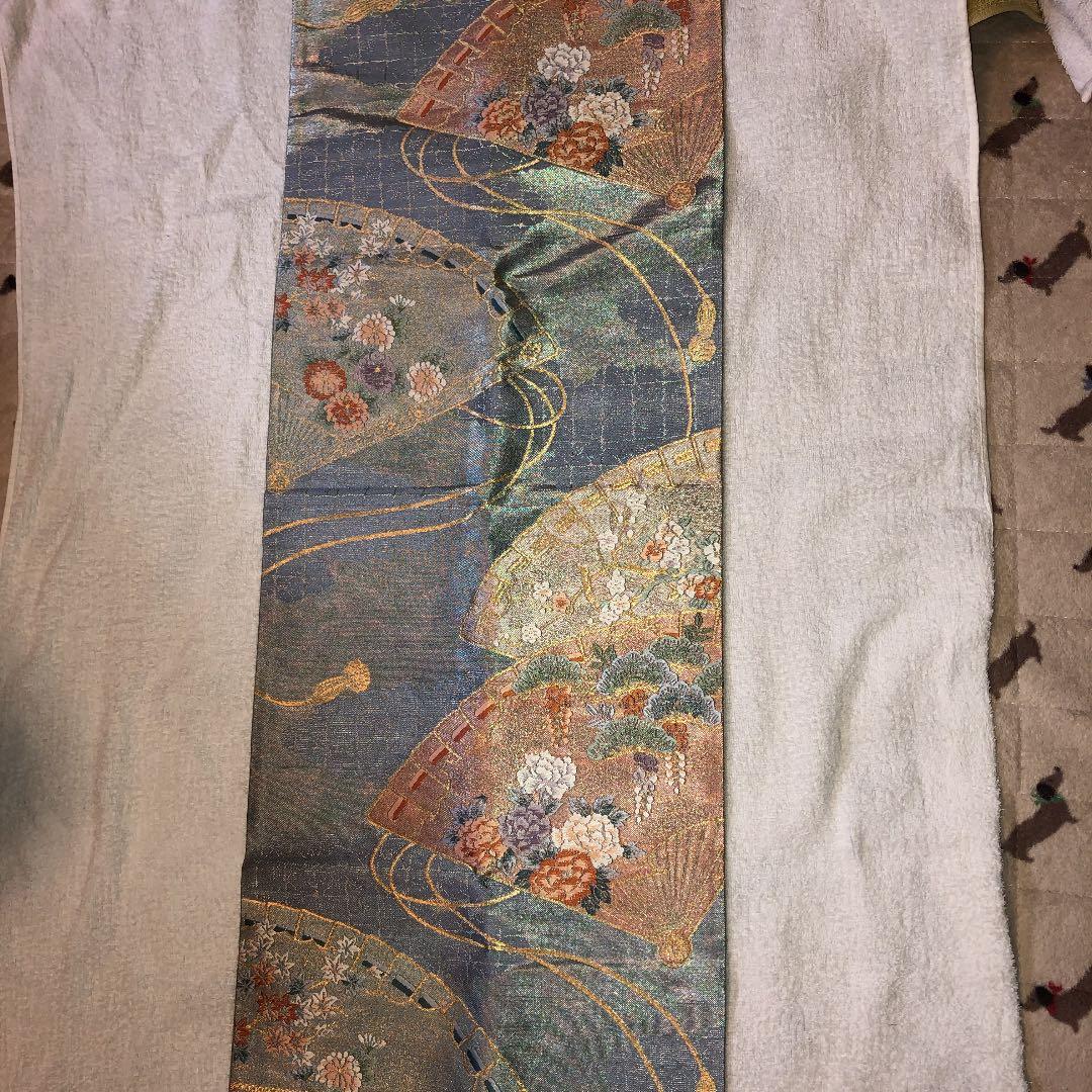 正絹袋帯からの七五三、十三詣り簡単付け帯です。専用になりました。