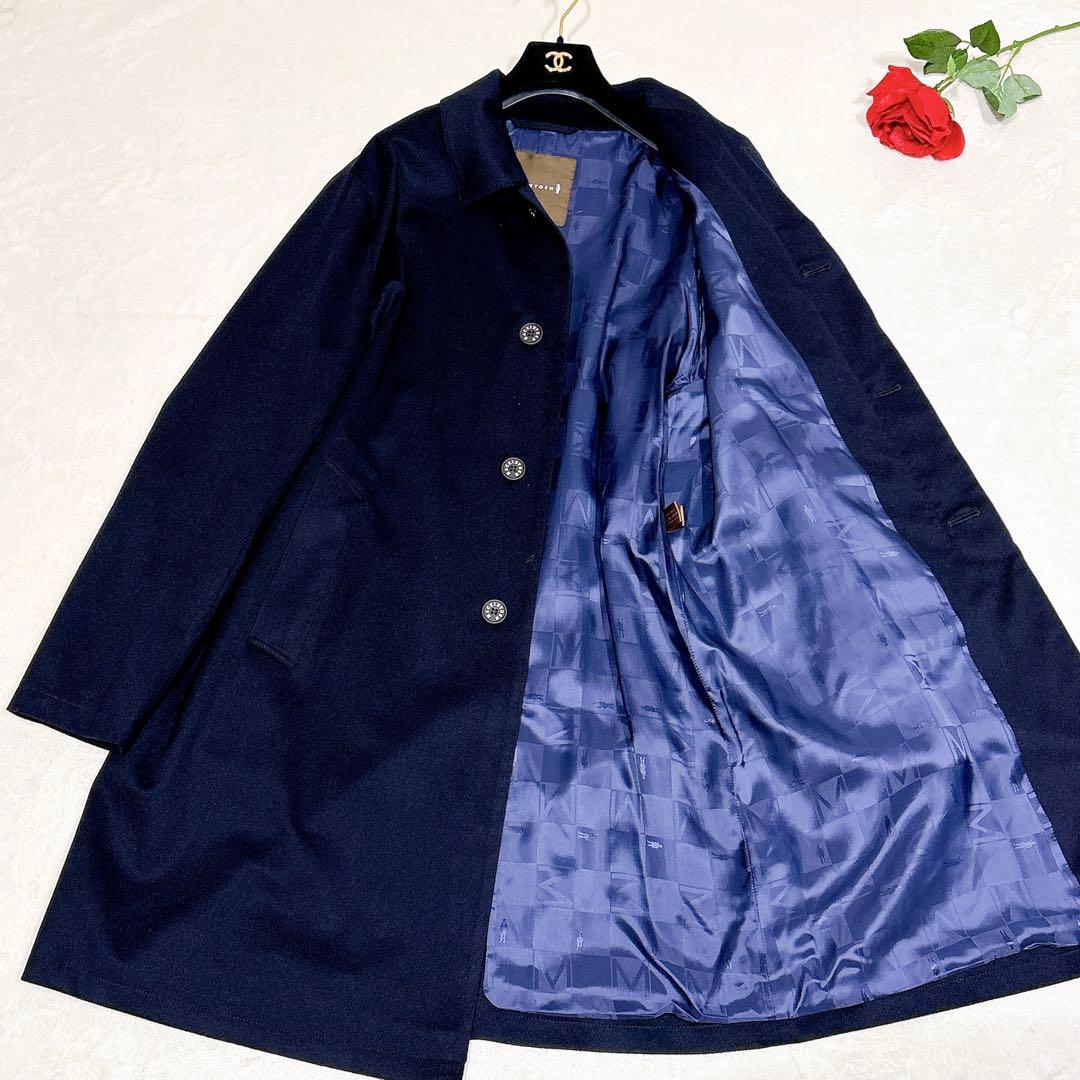 新品同様✨　マッキントッシュ　ダンケルド　ステンカラー　コート　ネイビー　44