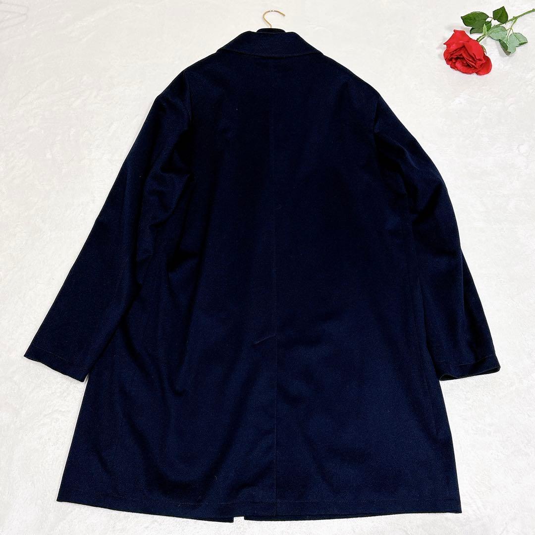 新品同様✨　マッキントッシュ　ダンケルド　ステンカラー　コート　ネイビー　44