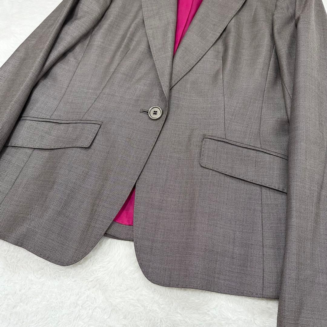 ICB　アイシービー　セットアップスーツ　パンツ　レディース　シルク　42　XL