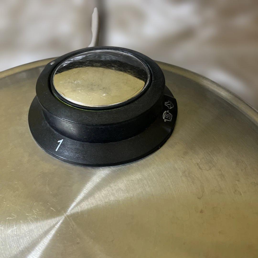 【訳あり】フィスラー　圧力鍋　ガラス蓋セット