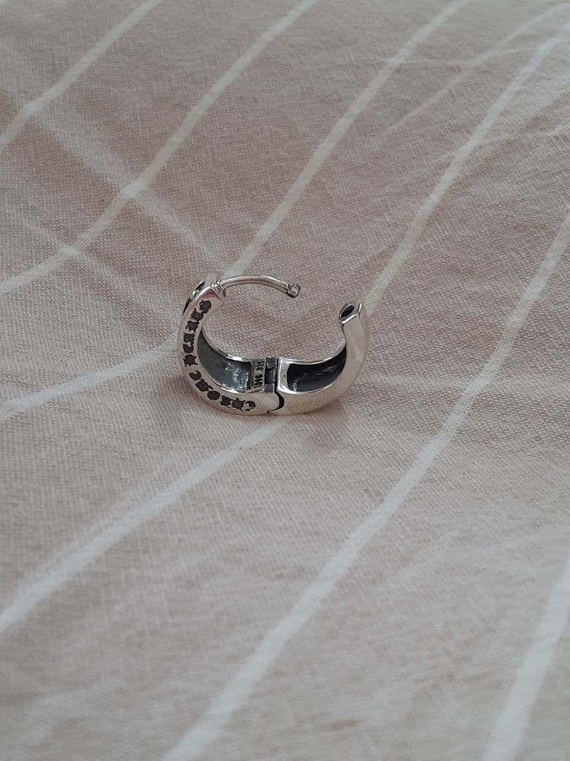 クロムハーツ NARROW V-CHX LナローV CHX シルバーピアス