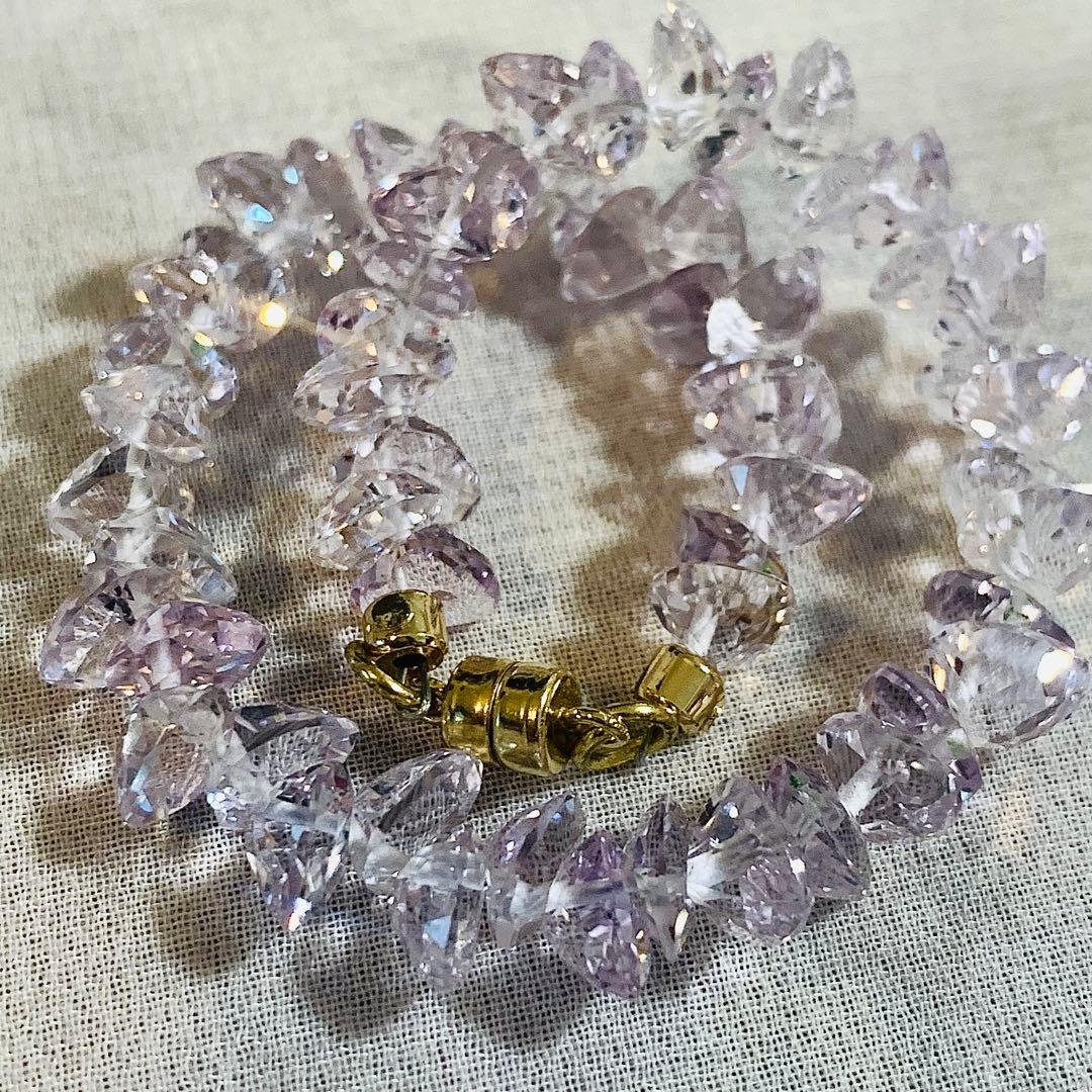 J＊K様 ブレスレット 宝石質 ローズアメジスト マグネット式