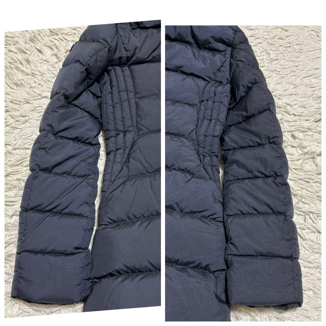 TATRAS ポリテアマ ダウンコート フード取り外し可 ネイビー 02