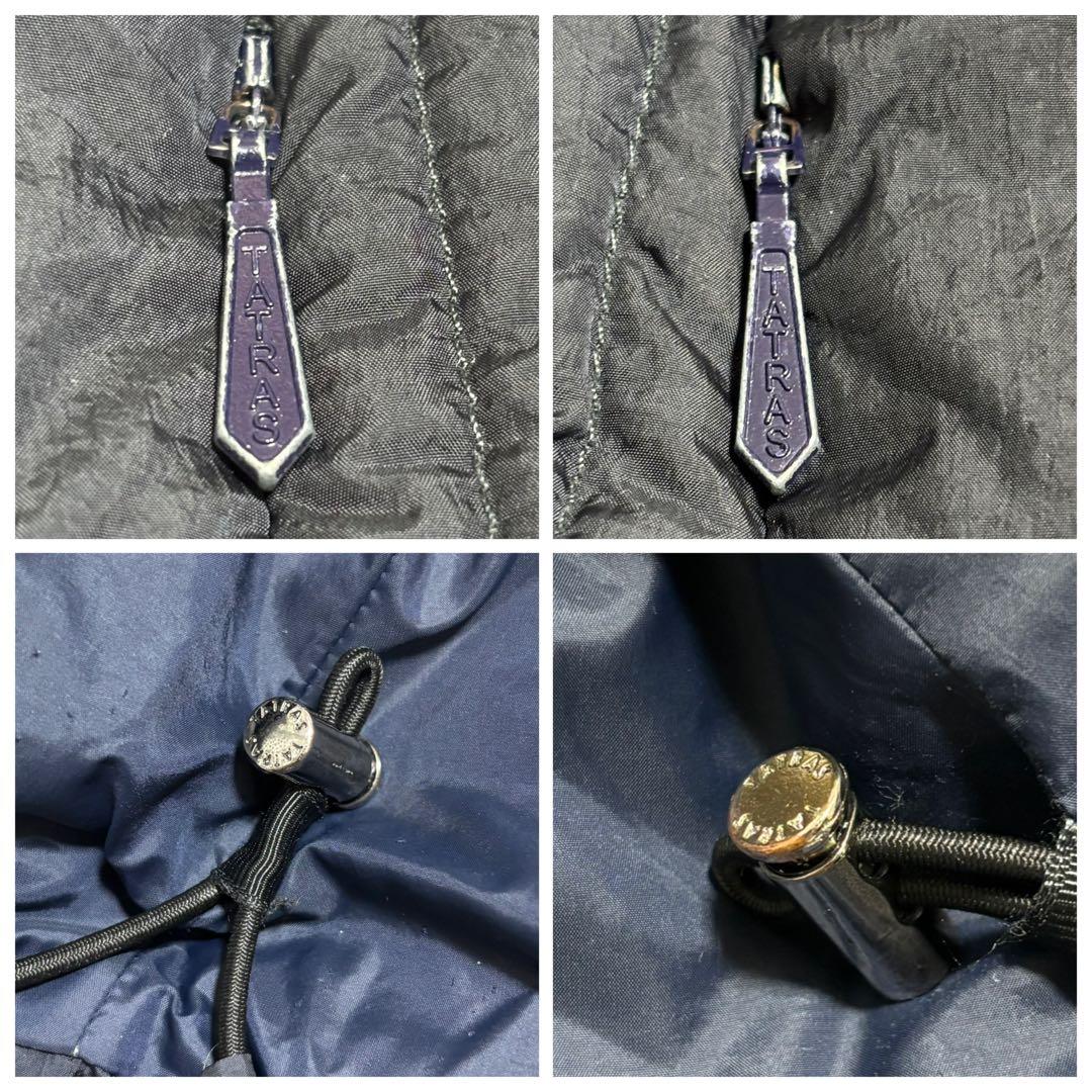 TATRAS ポリテアマ ダウンコート フード取り外し可 ネイビー 02