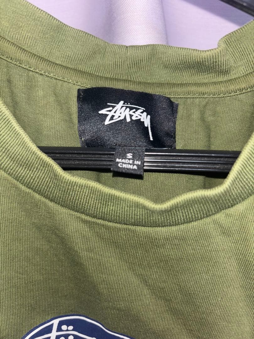 Stussy オリーブ ノースリーブ Sサイズ