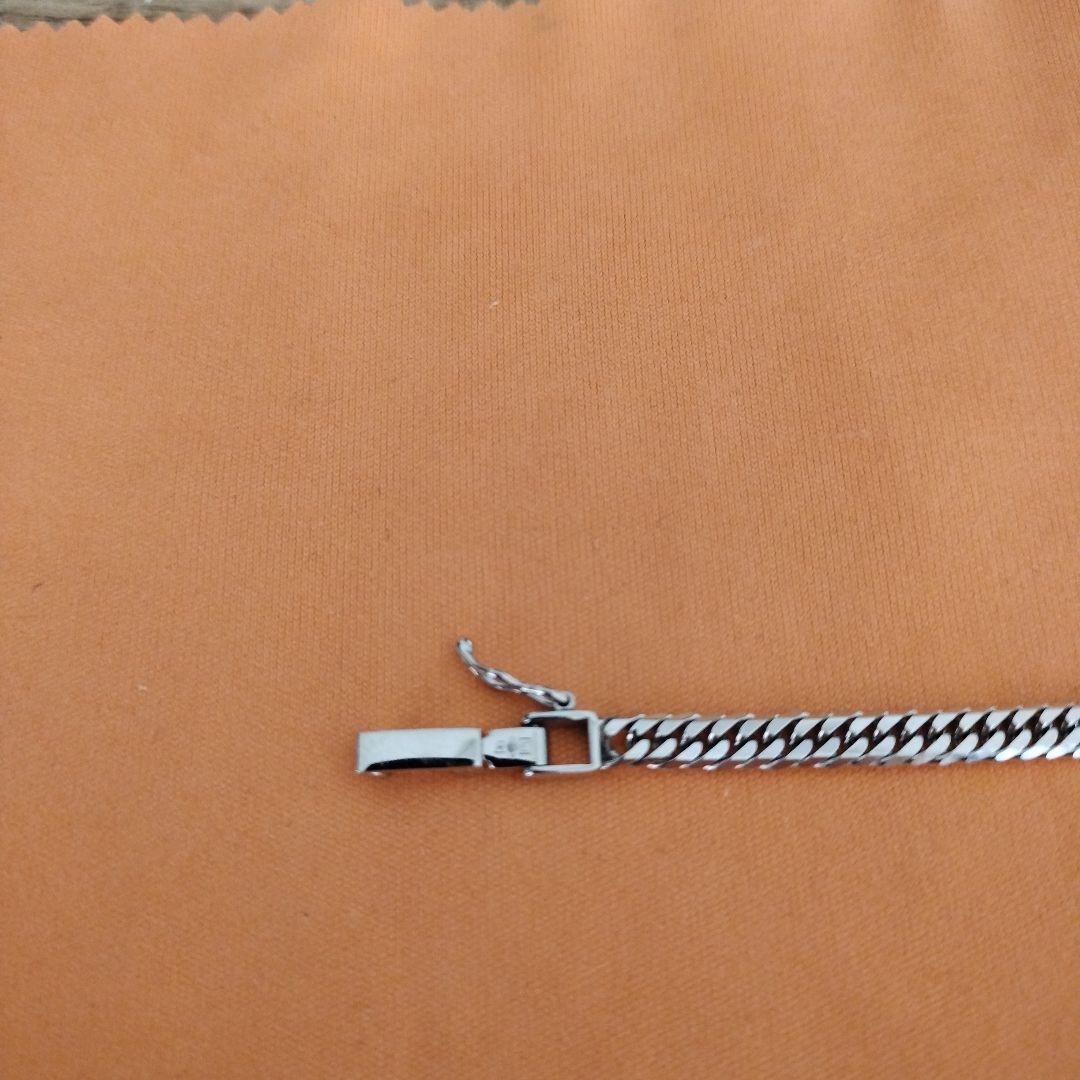 24日に一旦終了！pt850喜平ブレスレット 9.5グラム　保証書つき