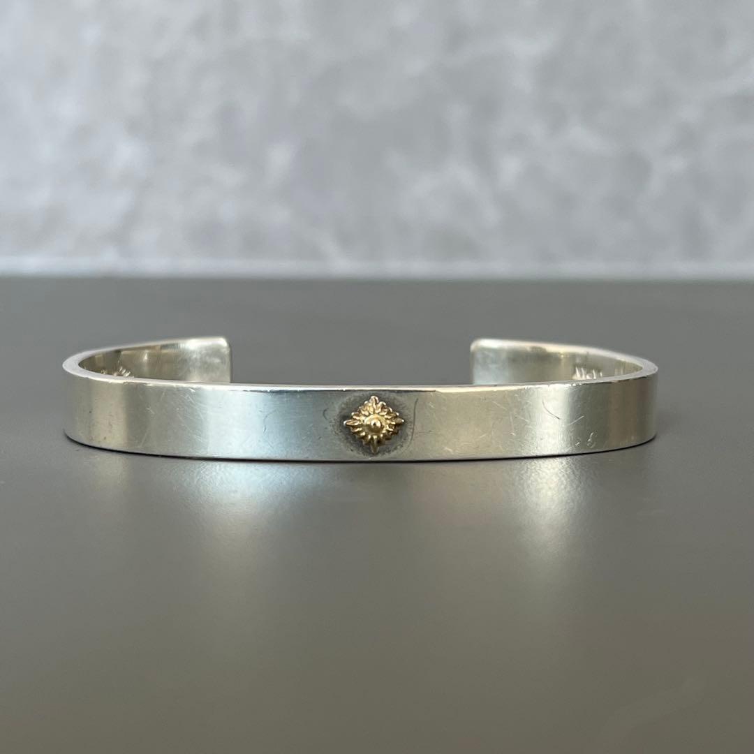 アリゾナフリーダム　K18 太陽神付きバングル　ブレスレット