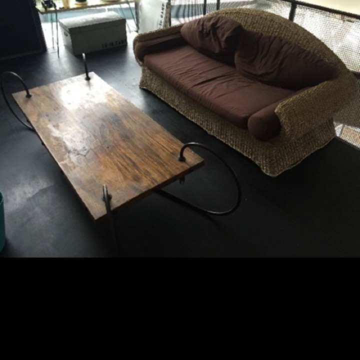 ソファ〜南国風