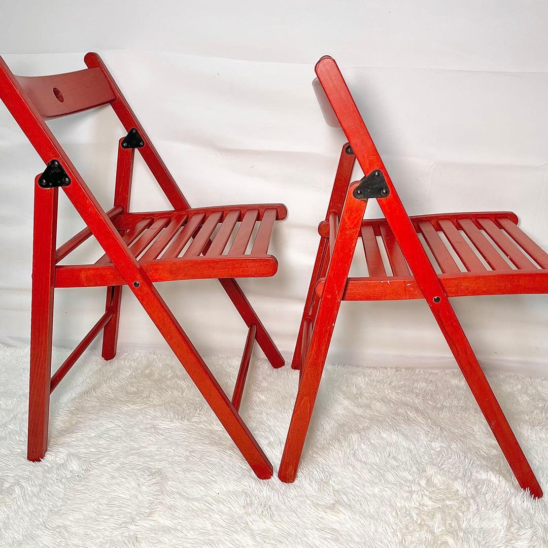 IKEA イケア TERJE テリエ 折りたたみチェア 4脚セット