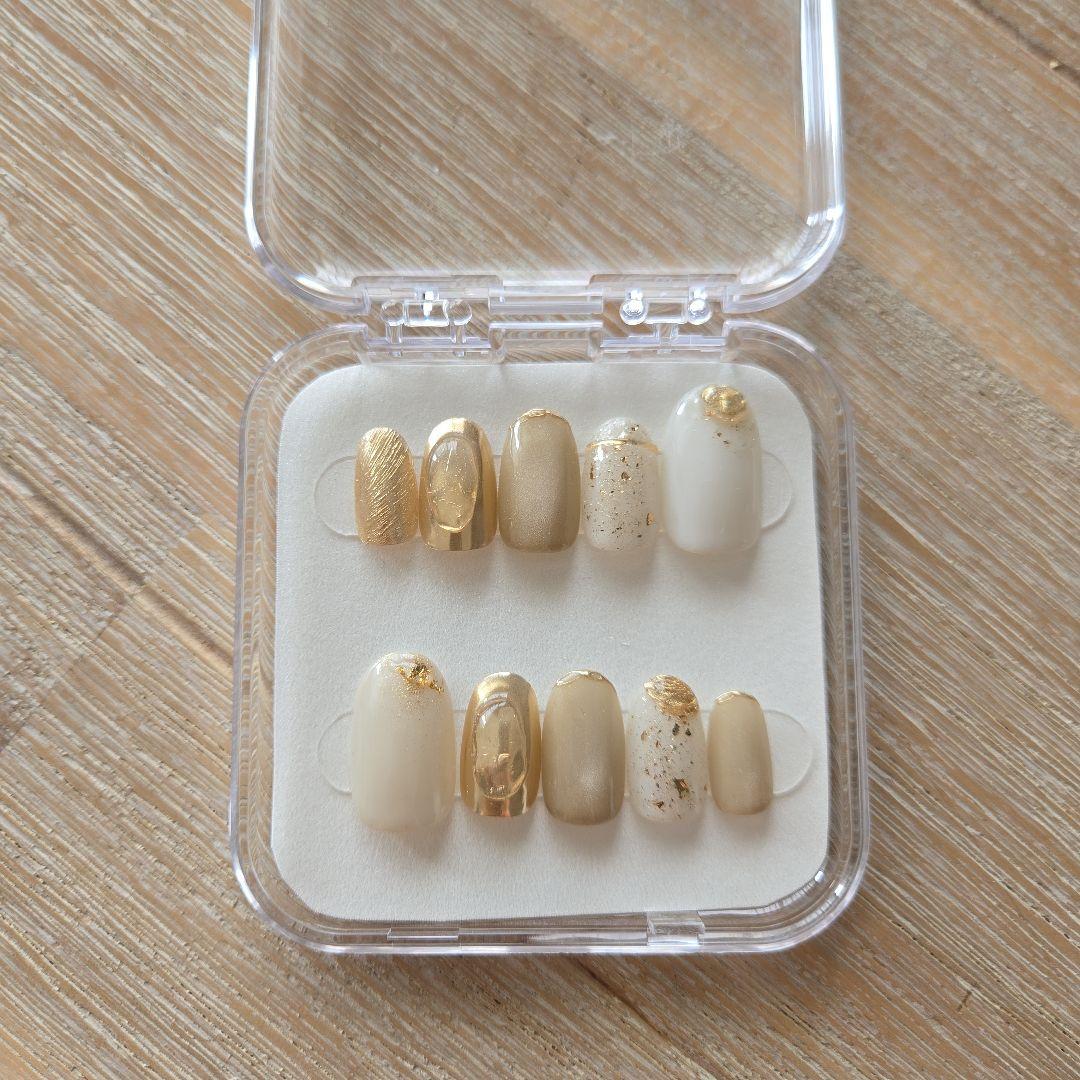 新品リピネイル ネイルチップ (グルー、アルコールパッド、ウッド付)エバーネイル