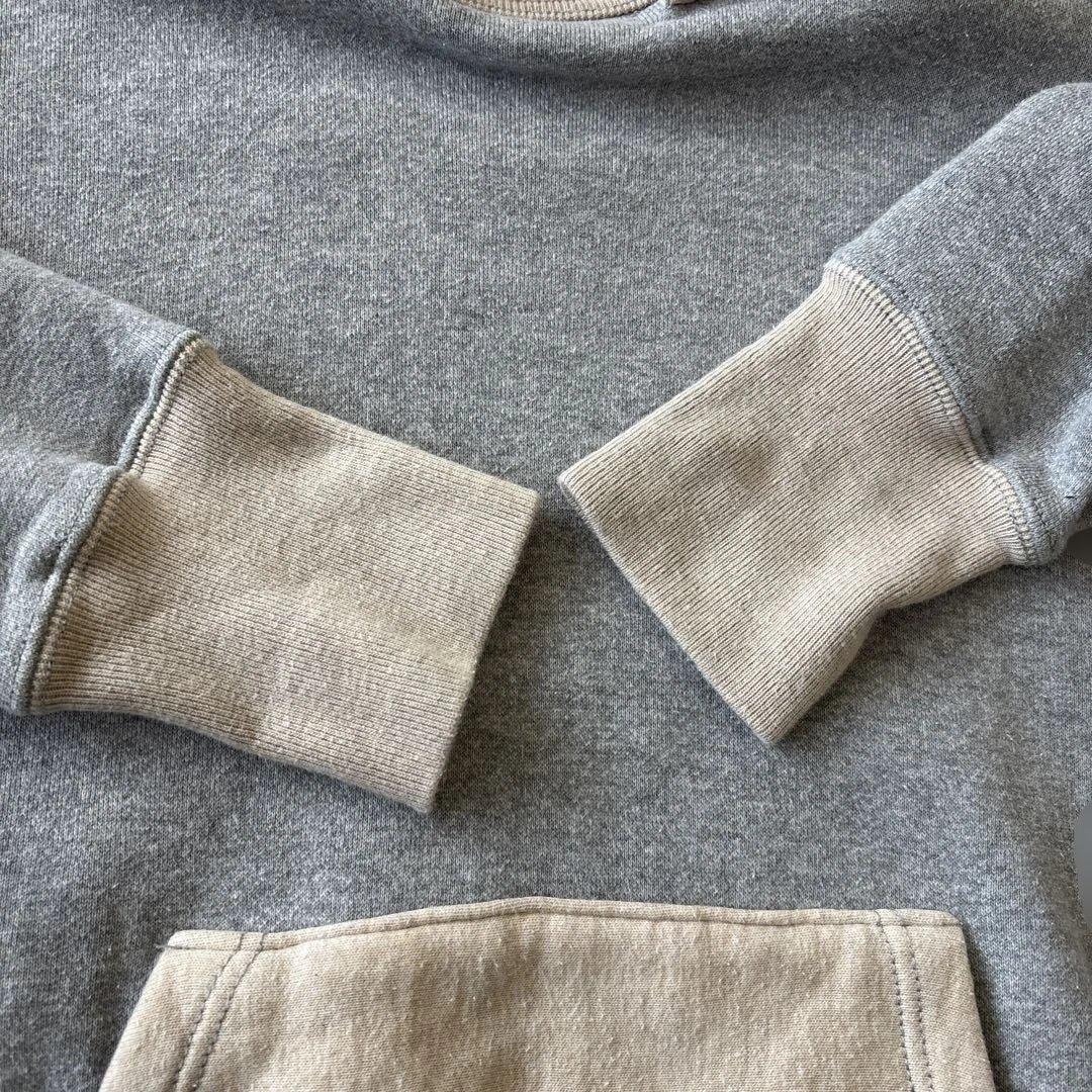 美品クッシュマン ヴィンテージレプリカ 両V ツートンプルオーバー後付けパーカー