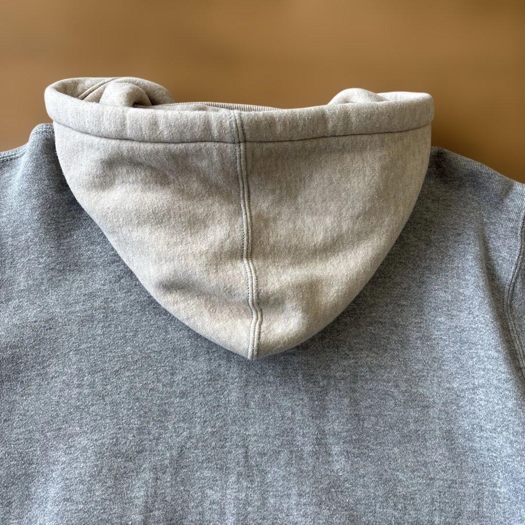 美品クッシュマン ヴィンテージレプリカ 両V ツートンプルオーバー後付けパーカー