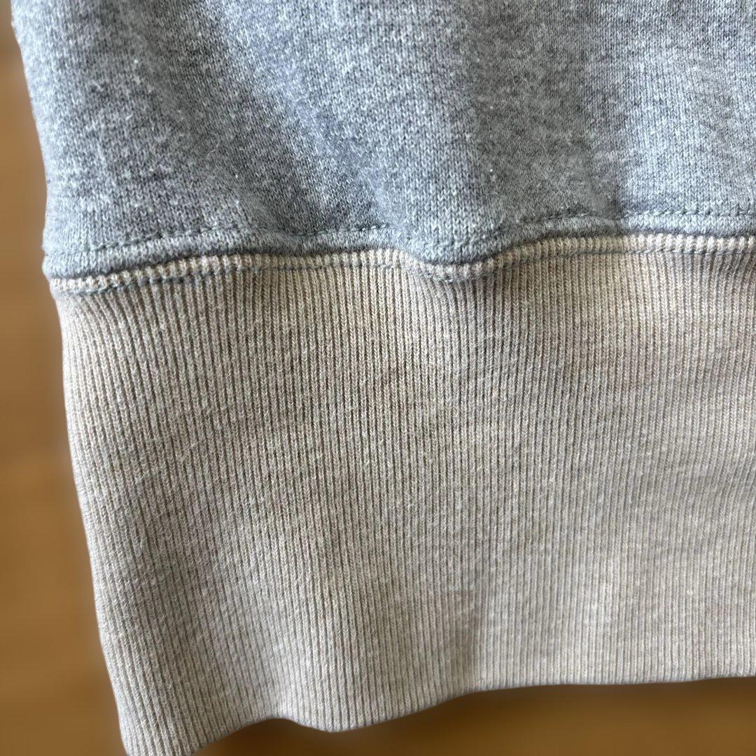 美品クッシュマン ヴィンテージレプリカ 両V ツートンプルオーバー後付けパーカー