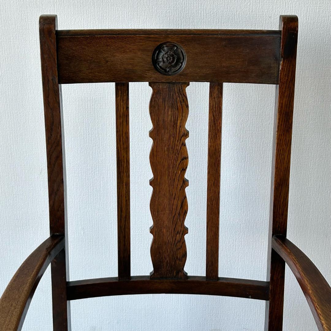 アンティーク 家具 アームチェア 椅子 1910年頃 英国 083A