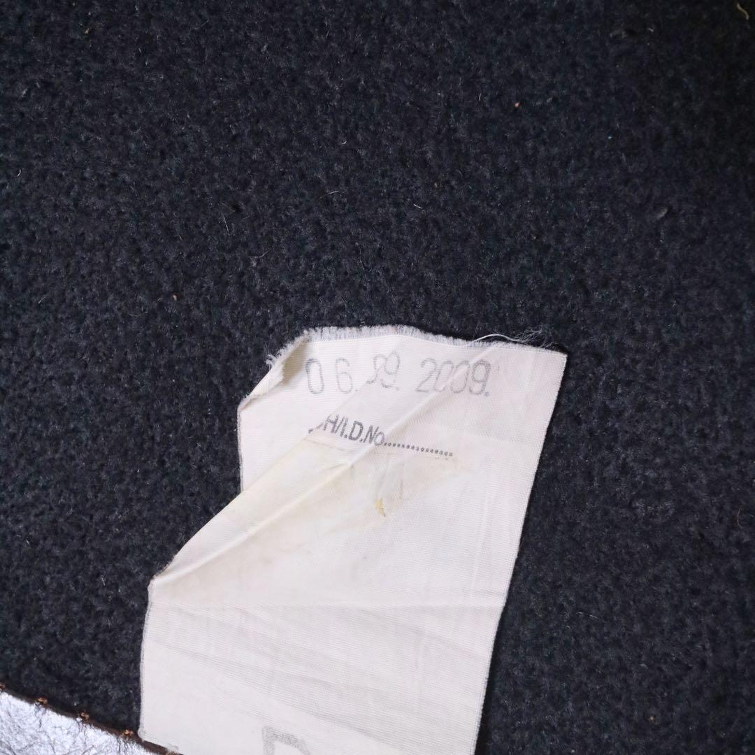 ハロ プロフェッサー アームチェア 牛本革 キリム リバーシブル ラウンジチェア