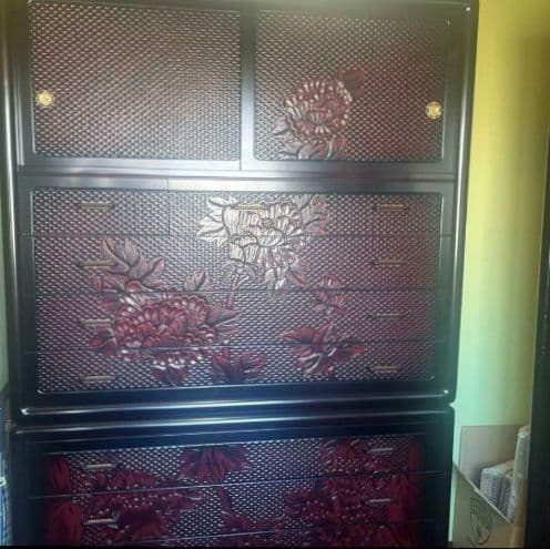 鎌倉彫り桐箪笥