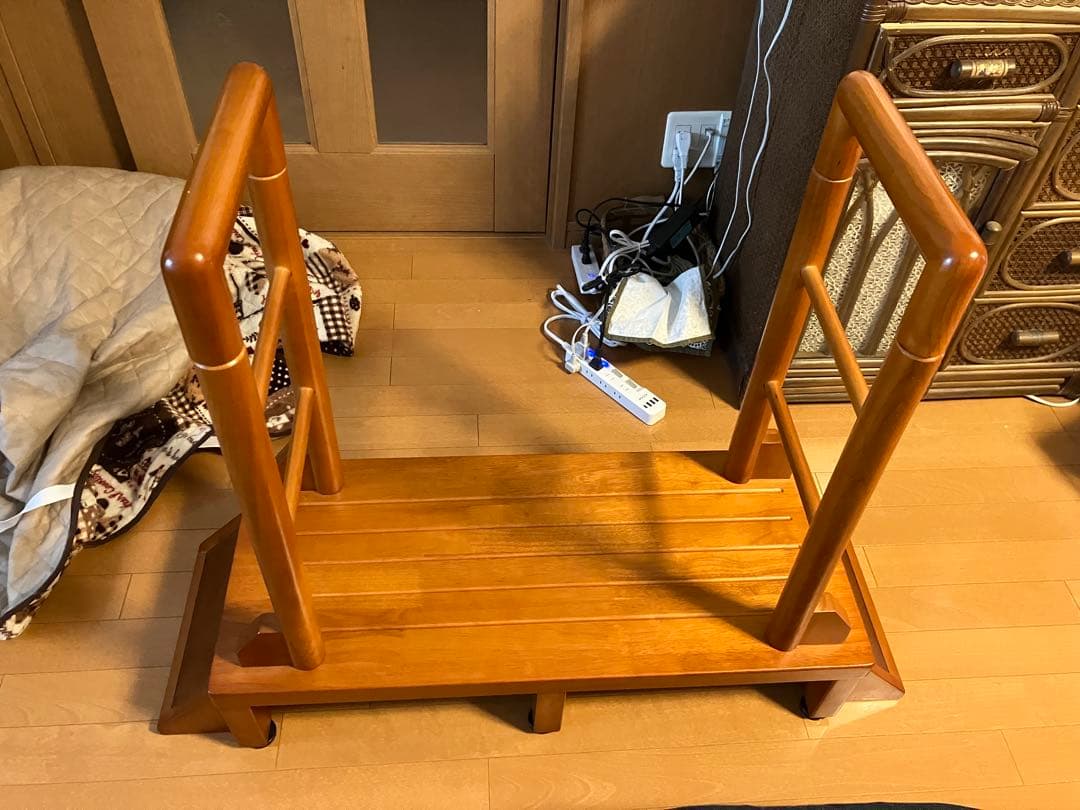 ビータ(Vita) 手すり付き玄関台 ブラウン