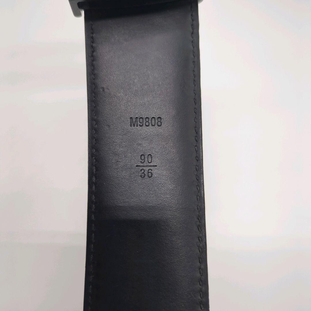 【人気モデル】 ルイヴィトン☆ベルト ダミエ LVロゴ バックル ブラック