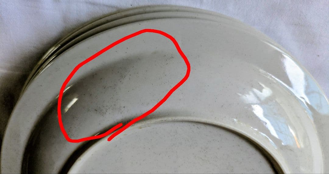 昭和レトロ KTC 皿 5枚セット 薄いブラウン/オレンジ/ブラック