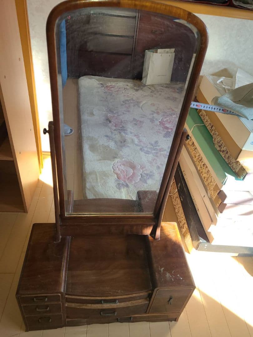 箪笥の松本【引取り限定】 鏡台 ドレッサー レトロ