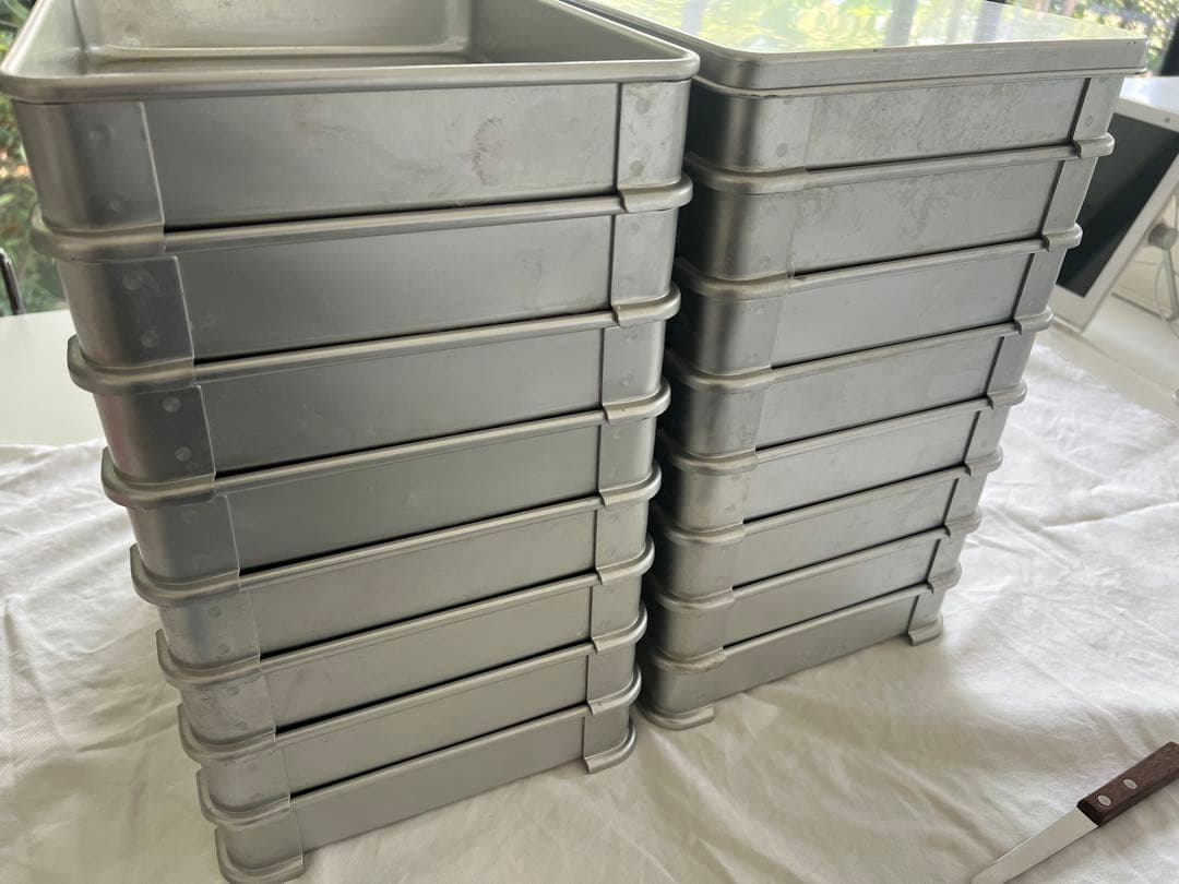 AKAO アルミバット 320×240×155mm 12枚+蓋付き