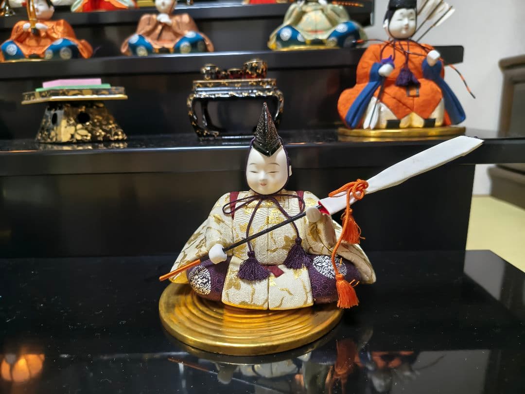 【引き取り限定】雛人形　七段飾り　木目込み　レトロ