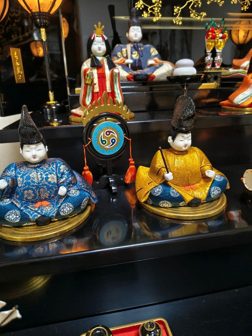 【引き取り限定】雛人形　七段飾り　木目込み　レトロ