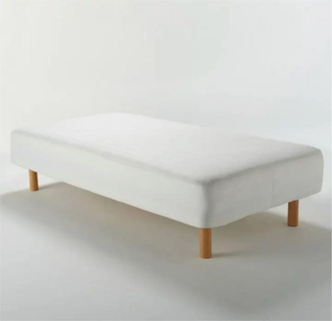 【直接引取可】無印良品　シングル脚付マットレス　ポケットコイル