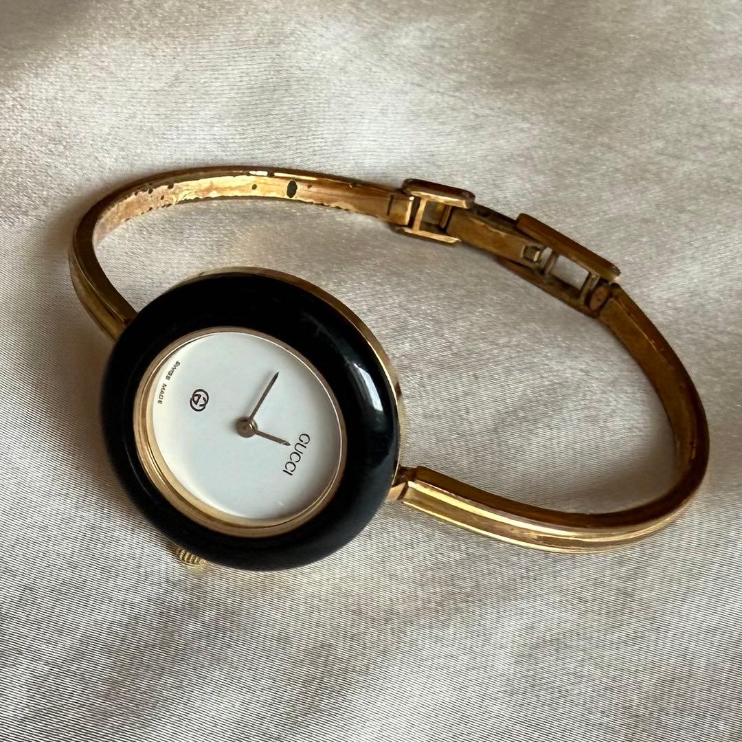 動作確認済 GUCCI 1000-L チェンジベゼル　ベゼル11色付き