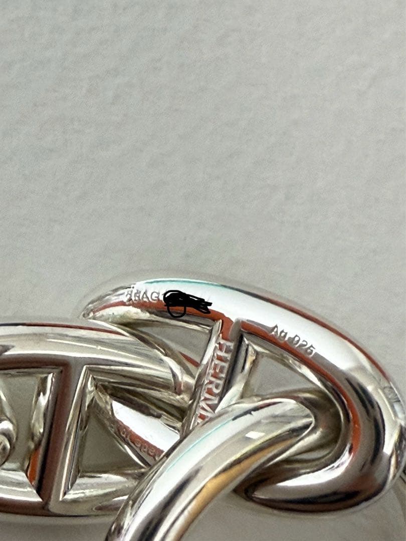 【新品　未使用】HERMES GM 16コマ シェーヌダンクル ブレスレット