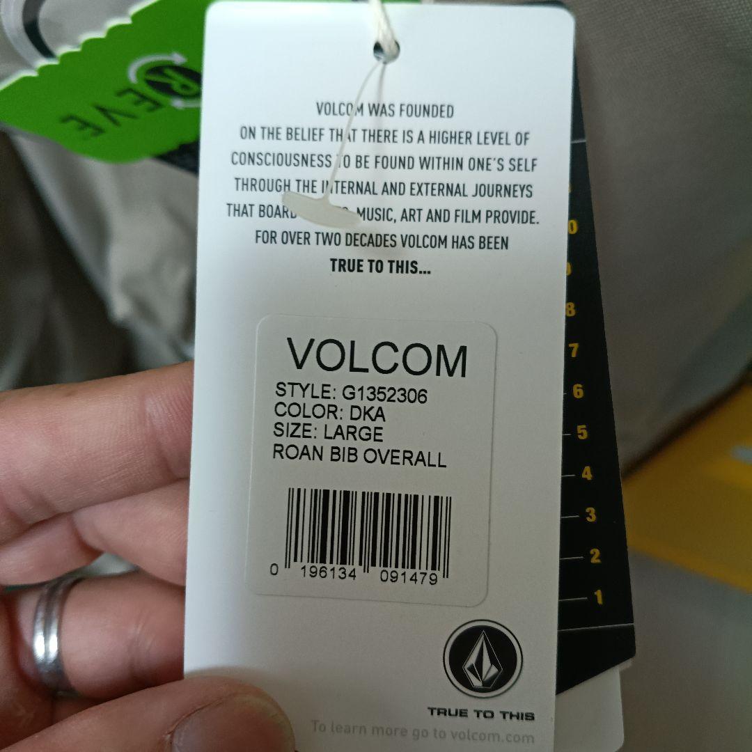 スノーボード　ボルコム　ビブパンツ　ブラウン　Lサイズ　新品