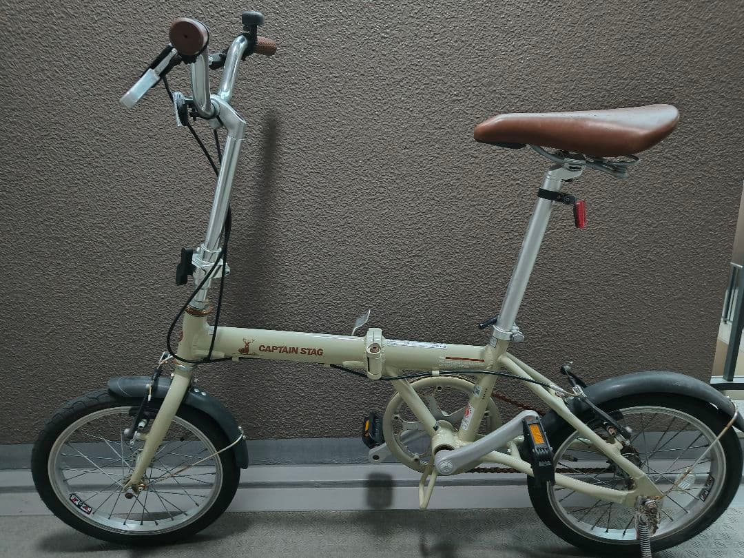 キャプテンスタッグ　折りたたみ自転車 シングルスピード　現状引き渡し