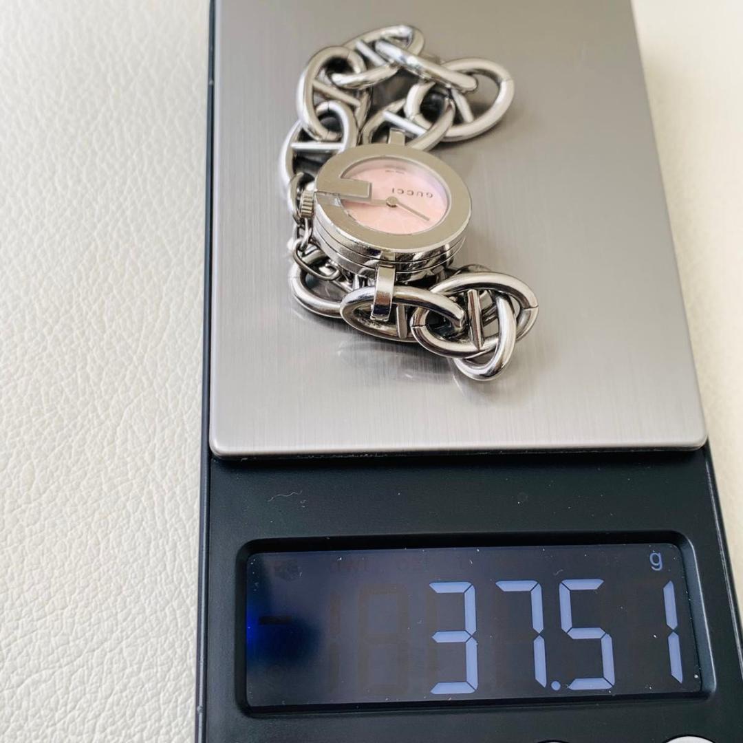 グッチ 時計 gg 107 アンカー ブレスレット トルグ ラウンド ピンク