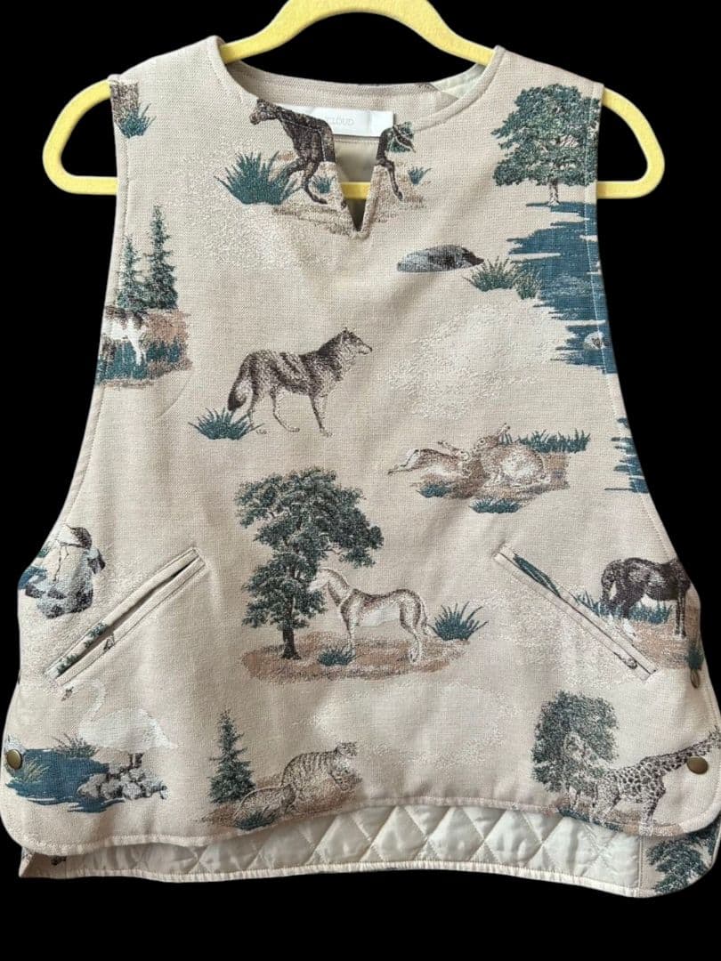 美品！アシードンクラウド　キルティングベスト！