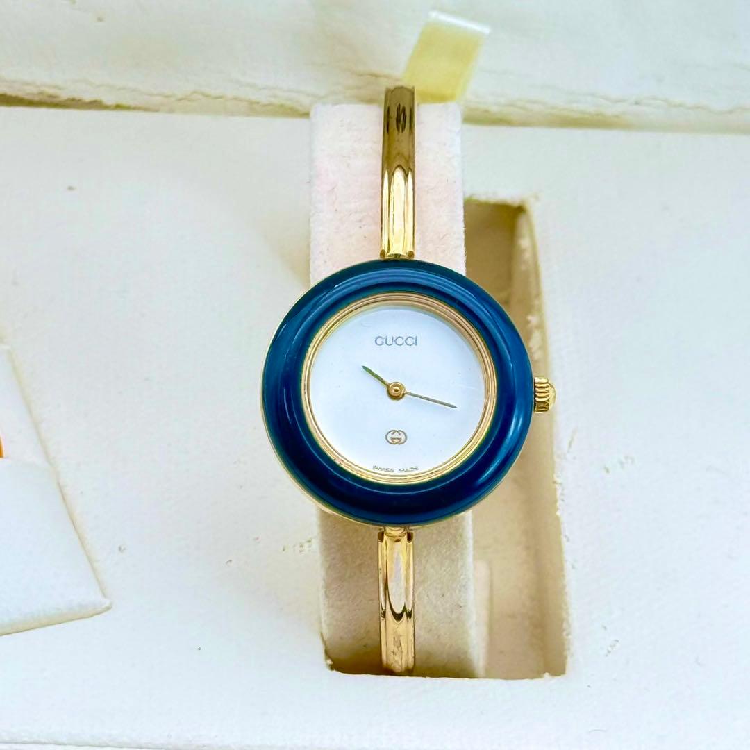 新品電池　GUCCI チェンジベゼル 腕時計 クォーツ　レディース　全6色