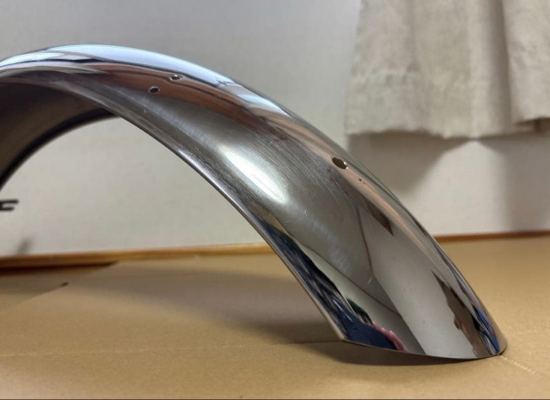 SR400 ステンレス リアフェンダー　カフェ　ペイトン　デイトナ　ボバー　2%