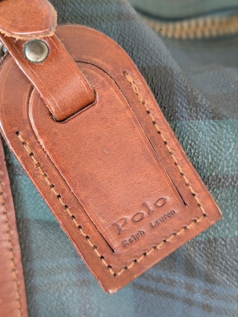 POLO RALPH LAUREN ボストンバッグ 中型　鍵付 2way PVC