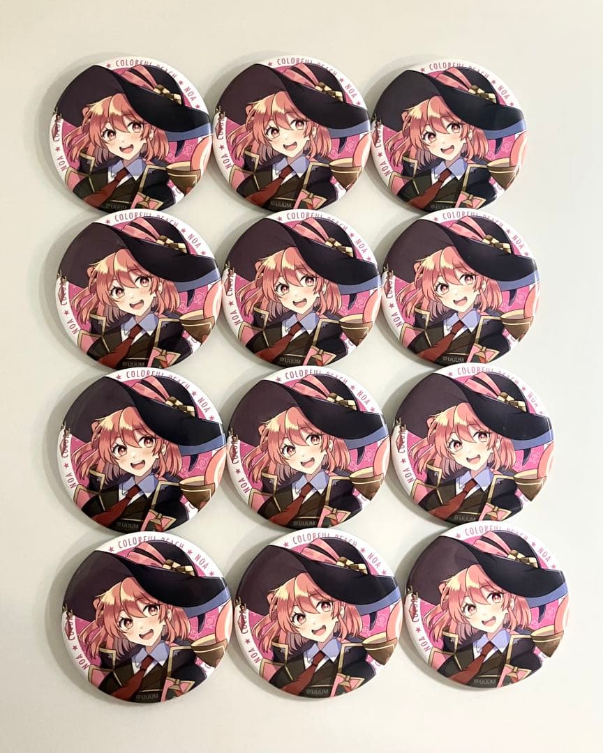 からぴち カラフルピーチ のあ 魔法学園 缶バッジ