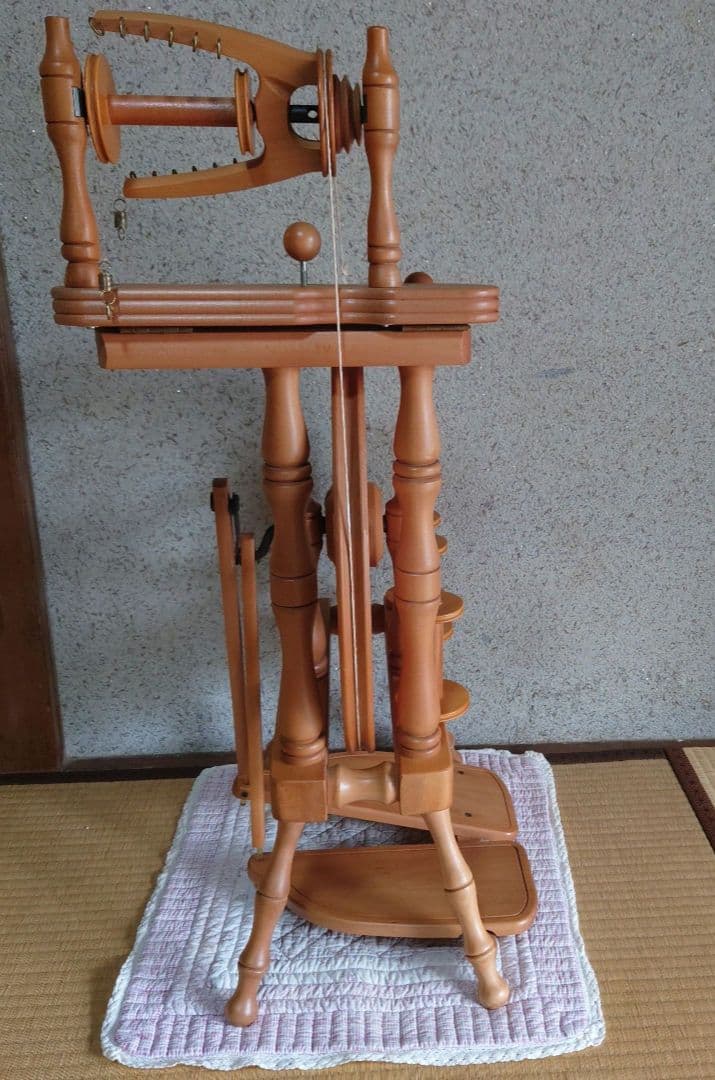 n*o様 【10万円以上のお品・訳あり】アシュフォード　紡ぎ車　両足ペダル