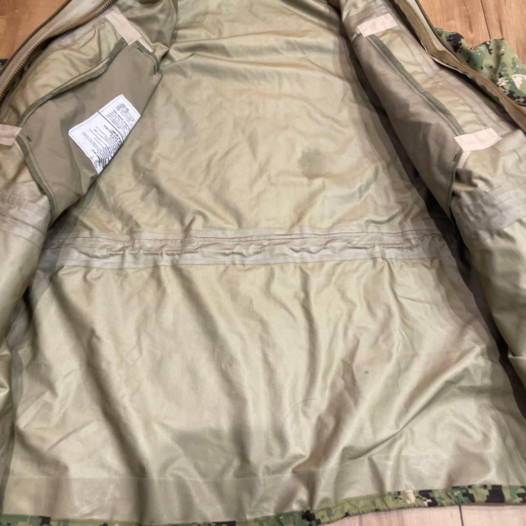USN 米海軍 NWU パーカデジタルカモ 米軍放出品　ゴアテックス　L L