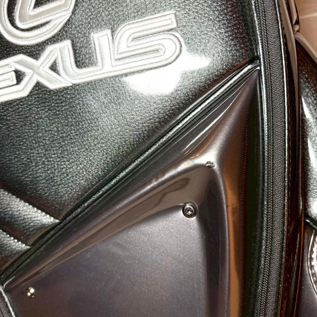 LEXUS キャディバッグ　3点式　非売品　9.5型　ゴルフバッグ　エナメル