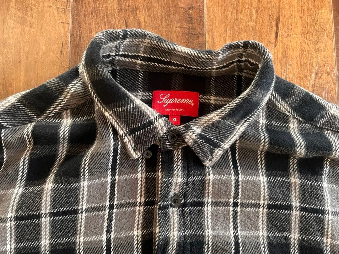 supreme フランネルネルシャツ XL.サイズ