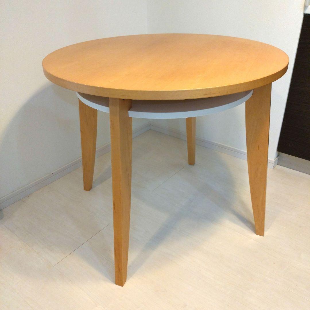 【15日まで！】unico　デンマーク製 丸テーブル \