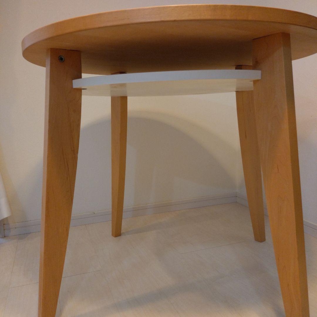 【15日まで！】unico　デンマーク製 丸テーブル \"Dual\"