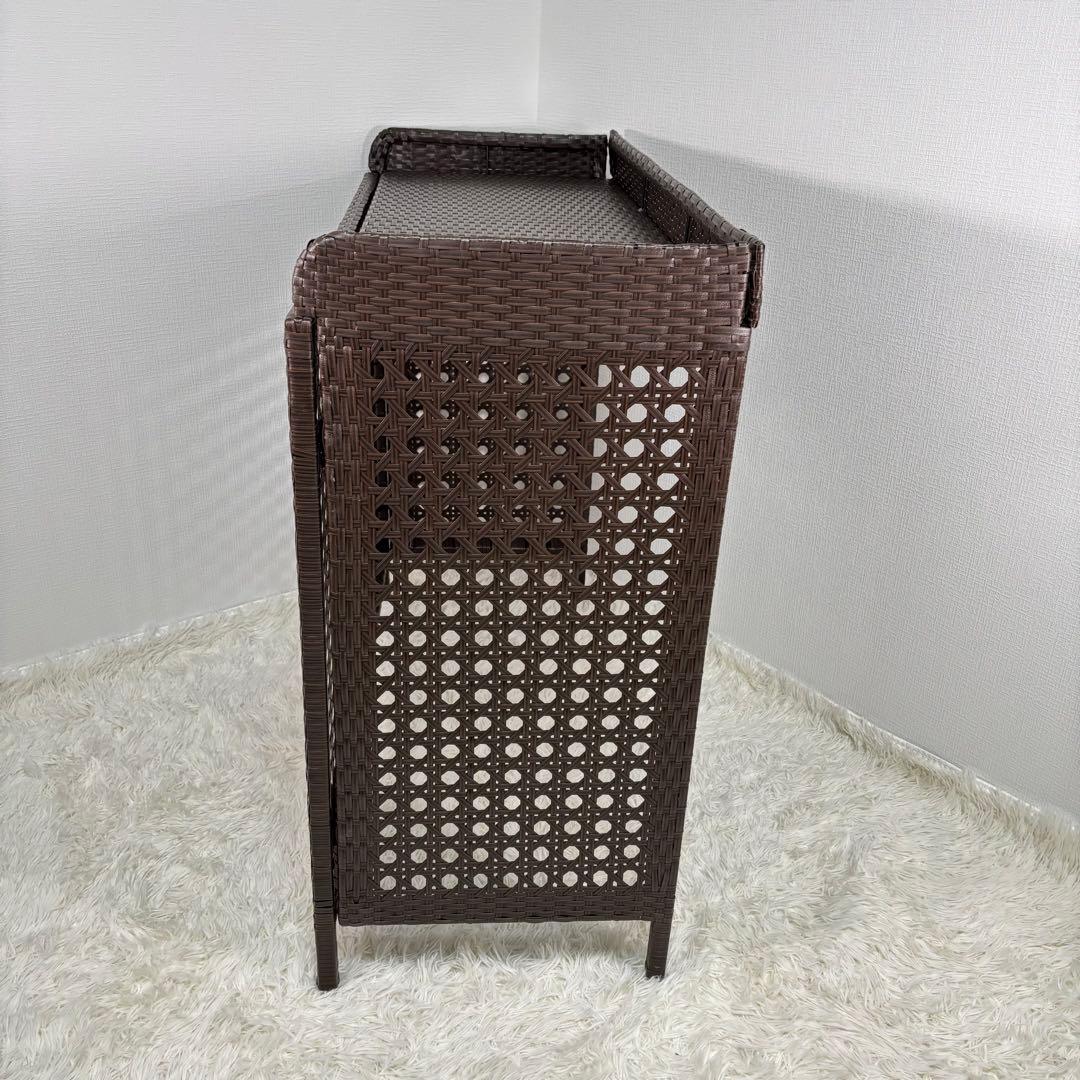 未使用品　cv-950 室外機　エアコン　ブラウン　カバー　ラタン　日光