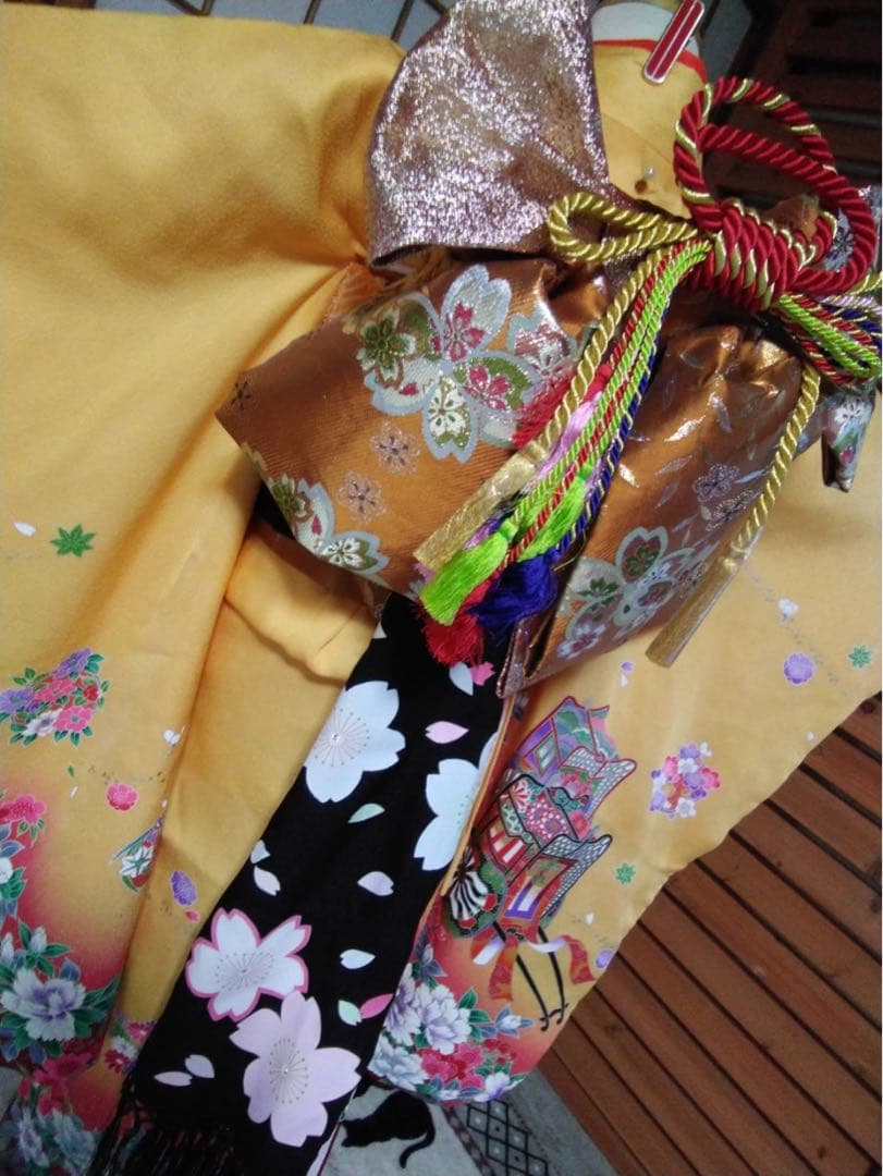 きゅーたです。7歳向けのお着物セットです