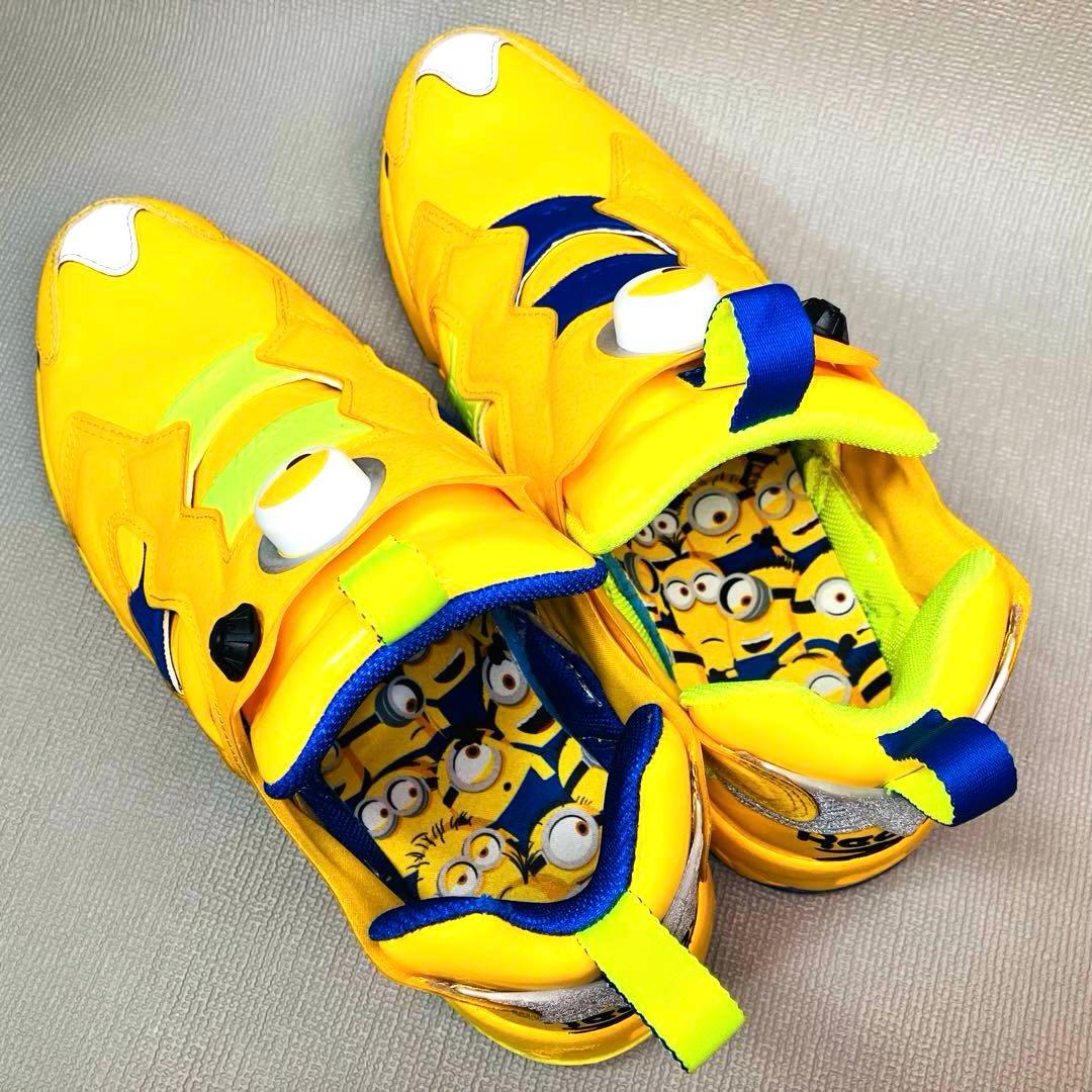 【希少美品】Reebok27.5㌢ポンプフューリーミニオンズ　FY3404 黄色