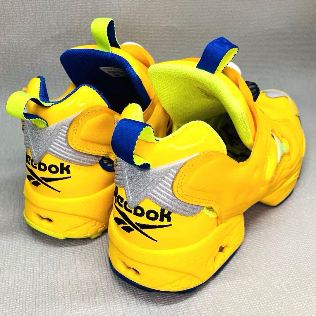 【希少美品】Reebok27.5㌢ポンプフューリーミニオンズ　FY3404 黄色